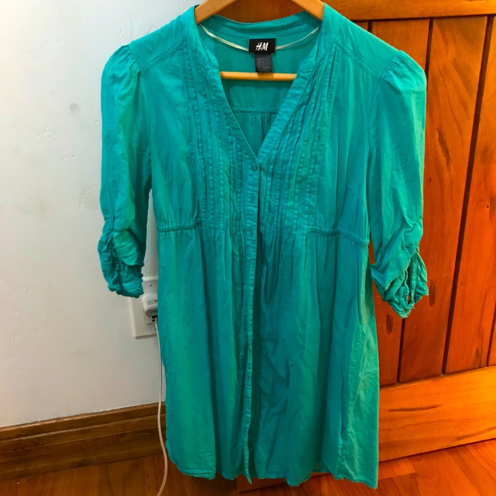Teal dress